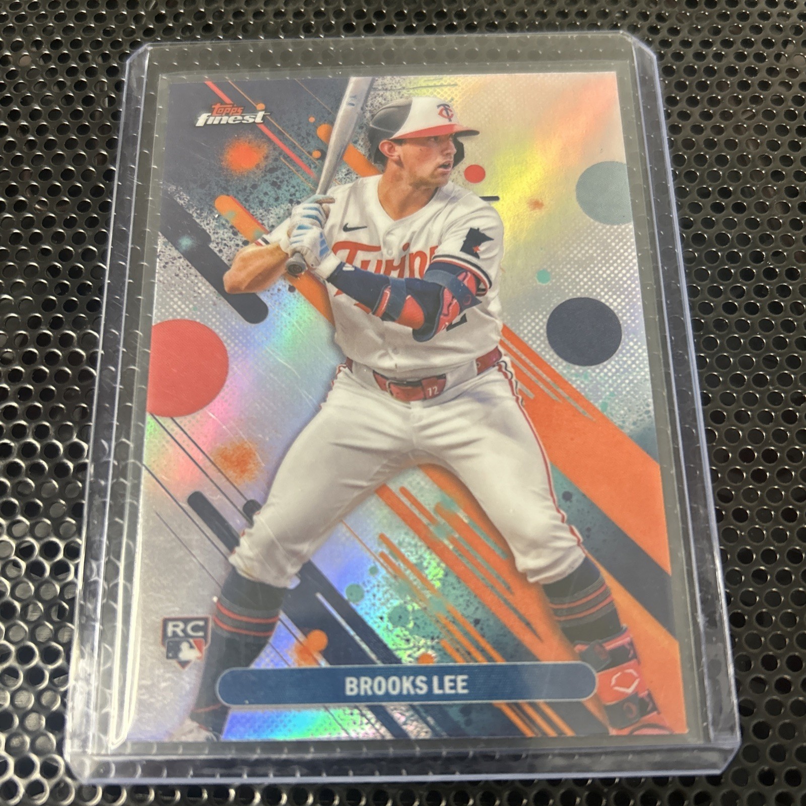 Brooks Lee 2025 Topps Finest Common Refractor RC #31 Minnesota Twins Rookie