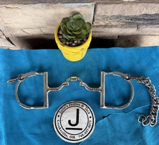 Myler Level 2-3 English Dee Correctional Ported Barrel Bit With Hooks