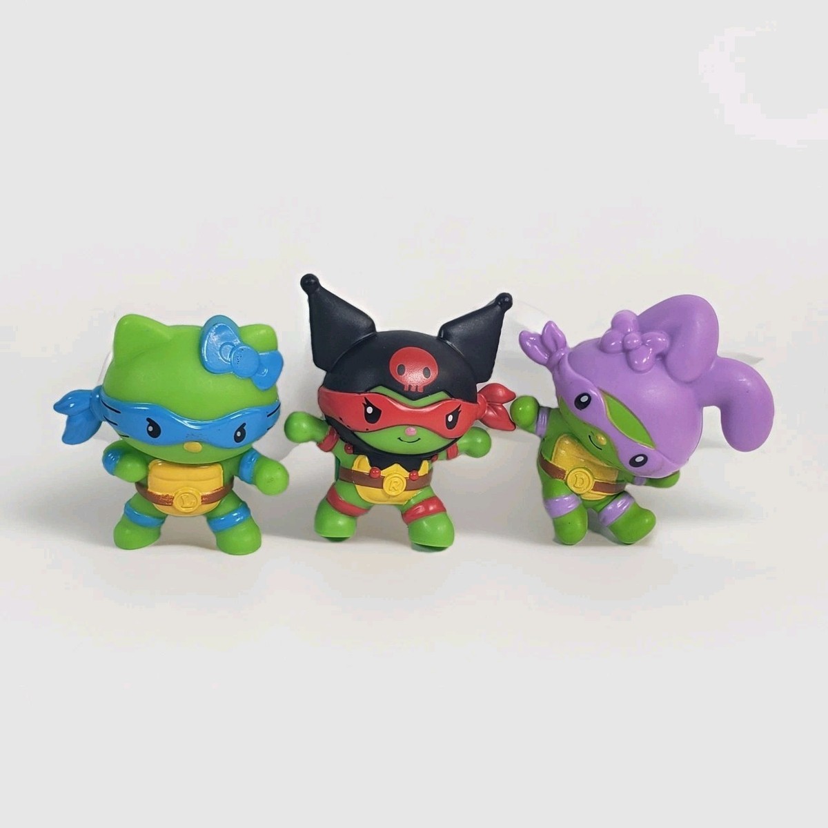 2025 McD TMNT Hello Kitty Leonardo #1 Kuromi x Raphael #12 Melody
