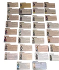 Vintage 1980s G.I. GI Joe Lot ARAH File Card Lot Of (34) File Cards