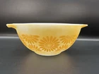 Vintage Orange Pyrex Sunflower Pattern Cinderella 1 1/2 Quart Nesting Bowl #442