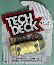 TECH DECK GOLD CHROME RELEASE PRIMITIVE MINI SKATEBOARD