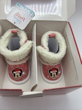 Disney Baby Minnie Mouse Booties 3-6 Month