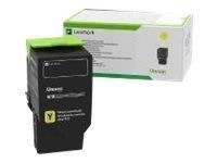 Toner Lexmark 78C2UYE jaune à haute précision chromatique pour les séries CS et CX