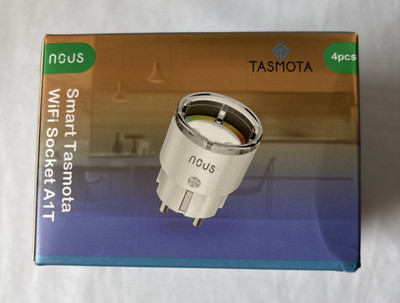 Nous Smart Tasmota A1T Smart-Steckdose - Weiß - Smallest WiFi ESP8266 Smart Plug