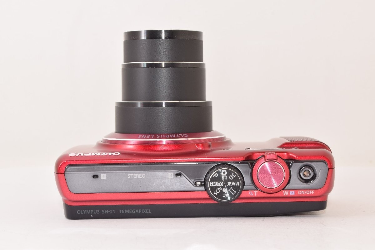 OLYMPUS SH-21 レッド コンパクトデジタルカメラ Amazon | OLYMPUS デジタルカメラ SH-21 レッド 1600万画素 CMOS