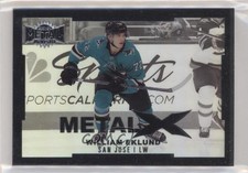 2021-22 Skybox Metal Universe Metal-X Acetate Holo William Eklund #MX-64 0l4c