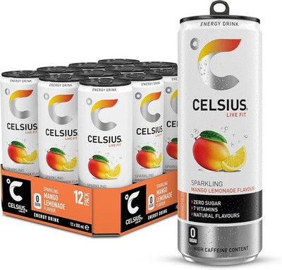 Celsius Energy Drink Mango Limonade 12er Pack x 355ml