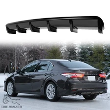 Rear Diffuser Bumper Lip Splitter Spoiler Body Kit For Toyota Camry SE XSE LE