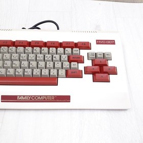 Nintendo Famicom console with Family basic Keyboard in box  with 5 Games &manual