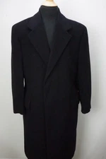 Polo by Ralph Lauren x Corneliani 100% Cashmere Navy Blue Overcoat Sz 40R