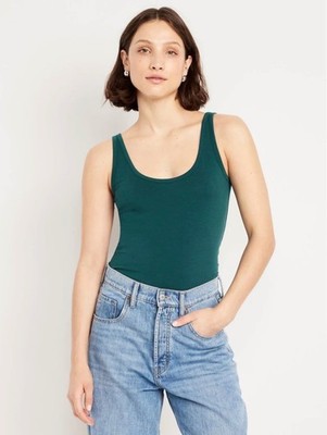 Old Navy Women's First-Layer Scoop-Neck Tank Top Jet Stream Size XS