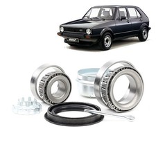 Kit Cuscinetto Ruota Posteriore Seat Ibiza 2 Vw Golf 1 2 3 Passat Skoda Felicia - Miniatura 1