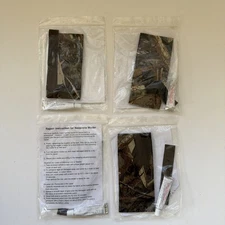 Neoprene Wader Repair Patch Kit x 4 Patches 4" x 2" Camouflage Camo Fisher New