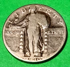 1930 SILVER STANDING LIBERTY QUARTER 25¢ BIN @ MELT*