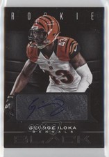 2012 Panini Black Rookie Black Signatures 19/25 George Iloka #139 Auto k4s