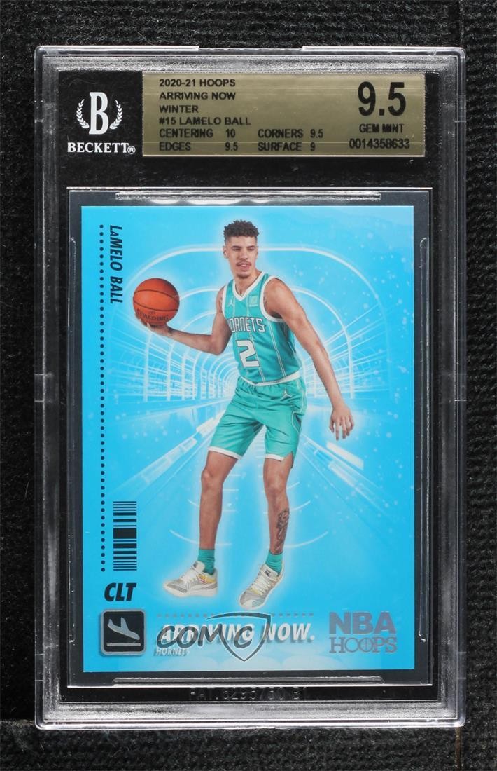 2020-21 NBA Hoops Arriving Now Winter Lamelo Ball BGS 9.5 GEM MINT Rookie RC e8i
