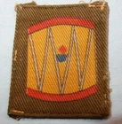 WW2 45th DIVISION MILITARY CLOTH FORMATION SIGN BADGE PATCH WORLD WAR II