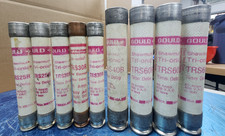    9 GOULD SHAWMUT 25-60 AMP FUSE TRI-ONIC TIME DELAY AC/DC TRS25R-60R MIXED