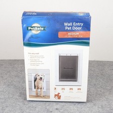 Petsafe Wall Entry Pet Door For Medium Sized Dogs  Cats Pet Safe Opened Box