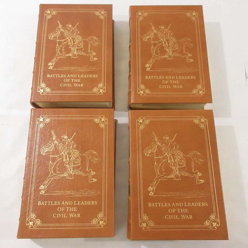 Battles And Leaders Of Civil War Easton Press Leather Bound Gift Book Set 22K - Image 4 of 4