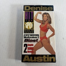 Denise Austin - Hit the Spot Gold Series: Fat Burning Blast (VHS, 2000)