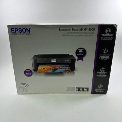 New Epson Expression Photo HD Inkjet Printer XP-15000