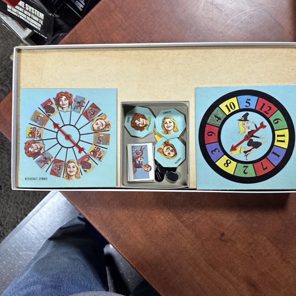 Vintage 1965 GAME GEMS BEWITCHED BOARD GAME 100% COMPLETE IN GOOD CONDITION. - Image 2 of 4