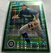 2010 Bowman Chrome Baseball Alex Liddi Seattle Mariners Green X-Fractor #BCP182