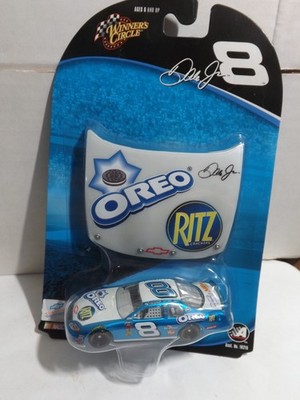 Winners Circle Blue Dale Jr. # 8  Stock Car Oreo Ritz Hood Series 1/64 Scale