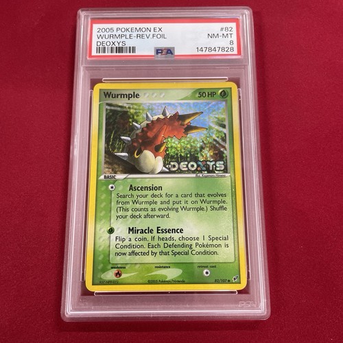 Wurmple graded PSA 8 for sale on eBay