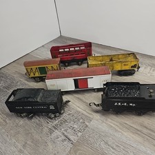 Vintage pre war Model O Metal Trains Lot Of #6