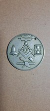 Vintage 1917 Made A Mason Newark Masonic Lodge Membership signed Medal Coin