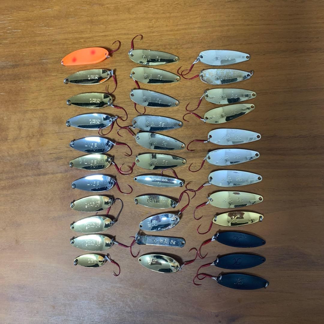 34 stream lure spoons - Image 3