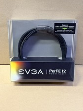 EVGA PerFE 12 Cable, Individually Sleeved Cable, Built RTX 30 Series , Black