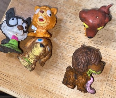 The Ugglys Pet Shop Lot of 6 Ugly Pets Rubber Figures