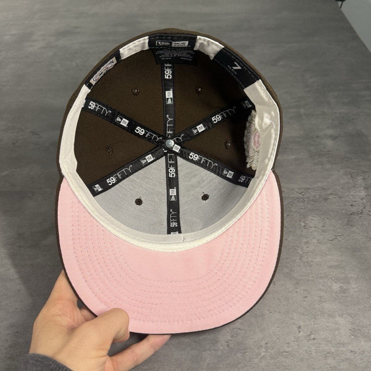 Hat Club Chicago Cubs New Era Cap 7 Brown Pink Kanye West UV