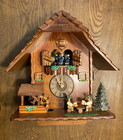 Anton Schneider German Black Forest Musical Cuckoo Clock Beer Drinkers 8-Day