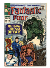 Fantastic Four #58 Marvel 1967 Silver Age Jack Kirby Art Dr Doom Silver Surfer