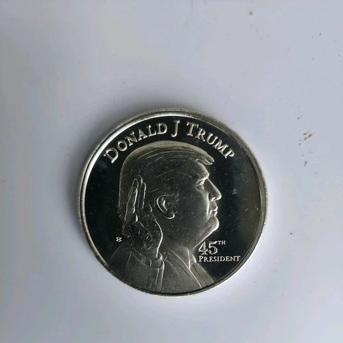 Donald J. Trump 1 oz 999 Fine Silver Round 45th President United States 🔥🔥