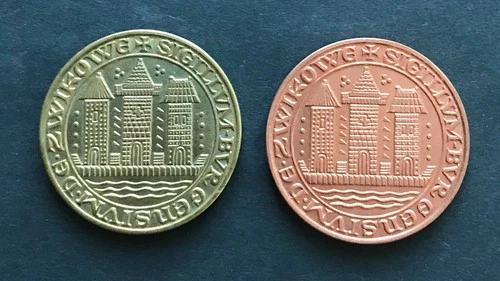 2 x GDR medal 850 years Zwickau 1968