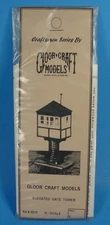 N SCALE GLOOR CRAFT MODELS ELEVATED GATE TOWER WOOD CRAFTSMAN STRUCTURE KIT