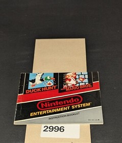 Duck Hunt and Super Mario Bros - Nintendo NES- Manual Only **NO GAME!