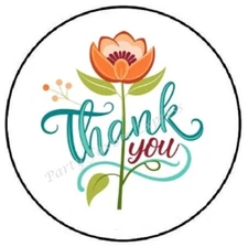 THANK YOU ENVELOPE SEALS LABELS STICKERS PARTY FAVORS