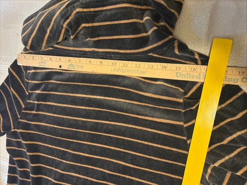 Zenergy By Chicos Velour Lurex Striped Cowl Neck Tunic Top Women’s L Size 2 - Picture 12 of 12