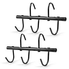2pcs Support d'Adhérence avec Crochets Pivotants, Crochets de Bride Portable Cintres d'Adhérence pour Écurie