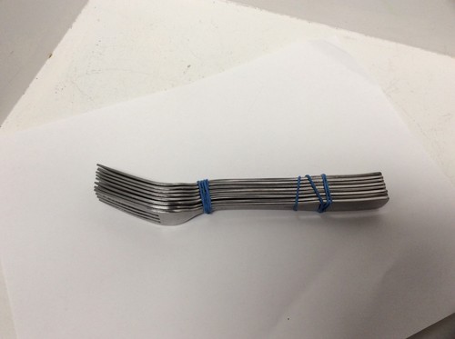 Set Of Eight Flatware Replacement Salad Forks By Oneida F31 - Picture 7 of 7