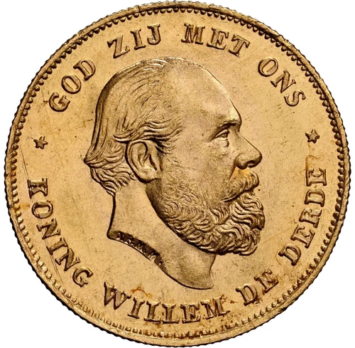 Netherlands - 1875 - Willem III - 10 Gulden - NGC MS67 - NONE FINER AT NGC