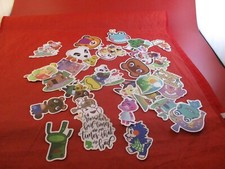 Large Lot of Animal Crossing Stickers Tom Nook K.K. Slider Mabel Able Frog