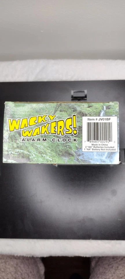 New Wacky Wakers Bull Frog Alarm Clock Croaks New Old Stock Wacky Animal Clock - Image 4 of 4